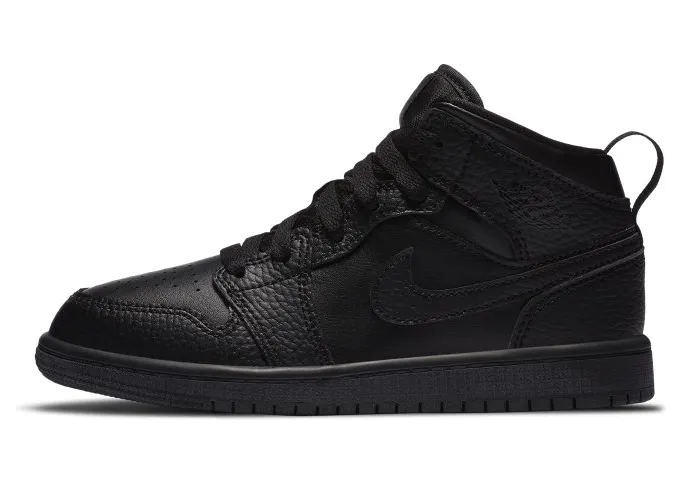 Jordan 1 Mid Zwart (640734-091)