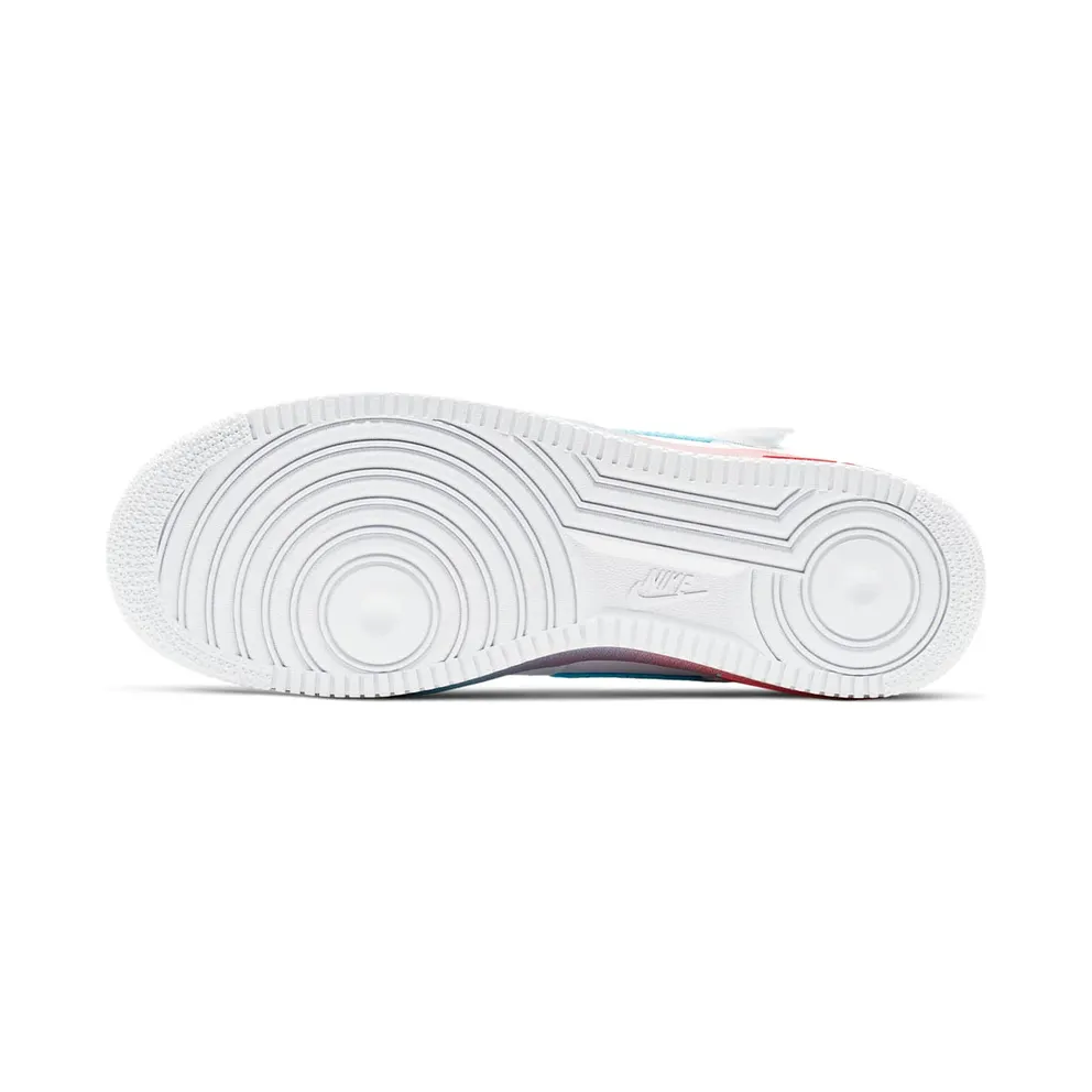 Nike Air Force 1 High Gradient White Blue Fury Ember Glow White/Blue Fury-Black-Ember Glow (CJ0525-100)
