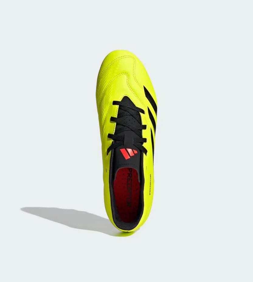 Adidas Predator Club FG “Yellow 2 / Core Black / Solar Red” (IG7757)