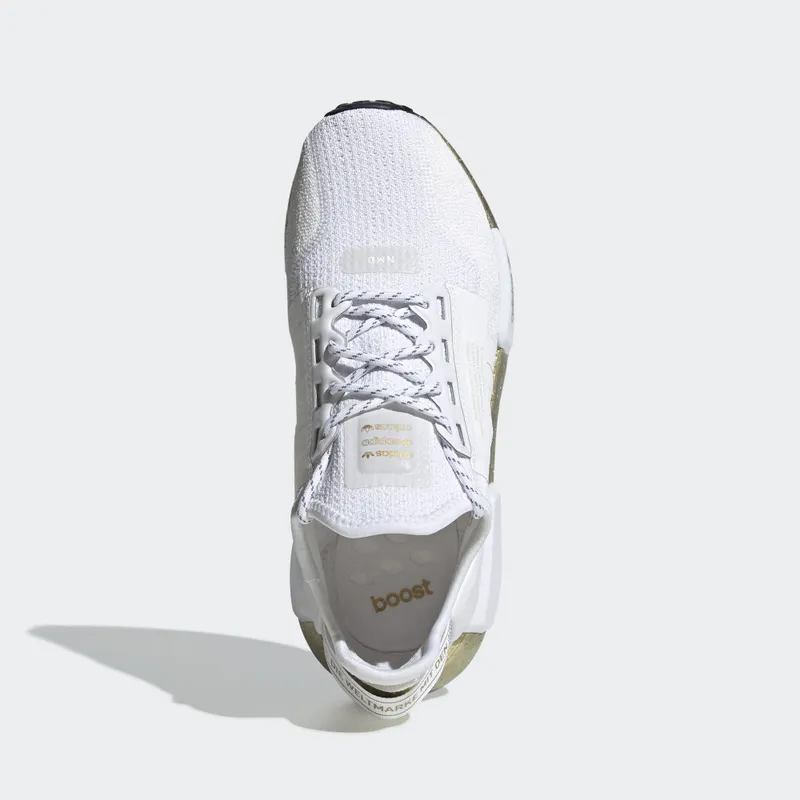 adidas NMD V2 Cloud White Gold Metallic (W) Cloud White/Cloud White/Gold Metallic (FW5450)