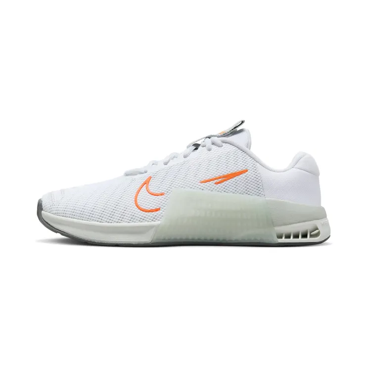 Nike Metcon 9 White Light Silver Bright Madarin “White / Light Silver / Bright Mandarin” (DZ2617-101)