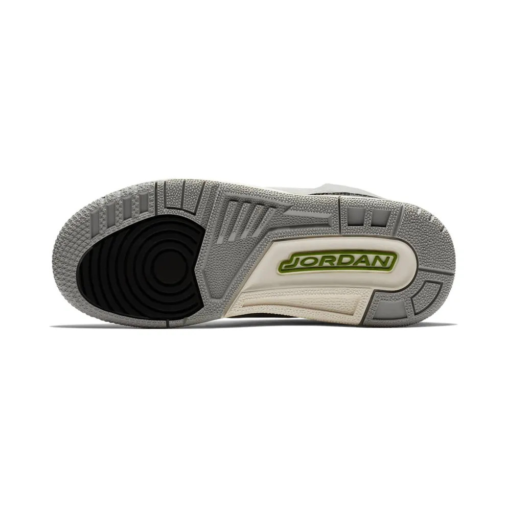 Jordan 3 Retro Chlorophyll (GS) Light Smoke Grey/Chlorophyll-Black-White (398614-006)