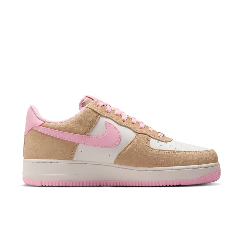 Nike Air Force 1 ’07 LV8 “Rattan Phantom / Medium Soft Pink” (FQ8714-202)