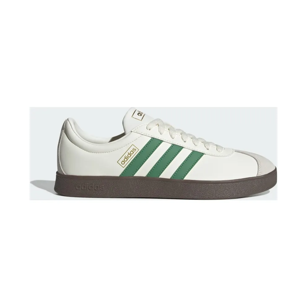Adidas VL Court Classic Shoes Off White / Collegiate Green / Alumina (JH5061)