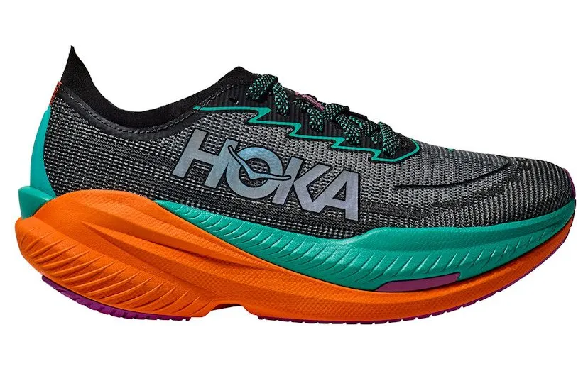 Hoka One Mach X 2 Black Electric Aqua (1155120-BCQ)