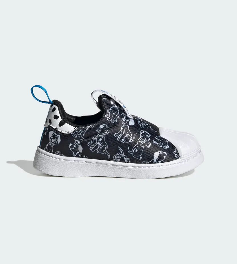 adidas adidas Originals x Disney 101 Dalmatiërs Superstar 360 Kids Core Black / Cloud White / Bright Blue (ID9711)