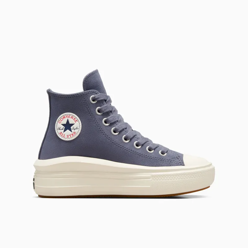 Converse Chuck Taylor All Star Move Platform Suede Lavender Ash/Egret (A12471C)