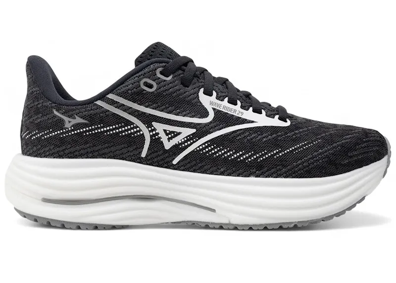 Mizuno Wave Rider 29 Black Sand White Black (J1GD250322)