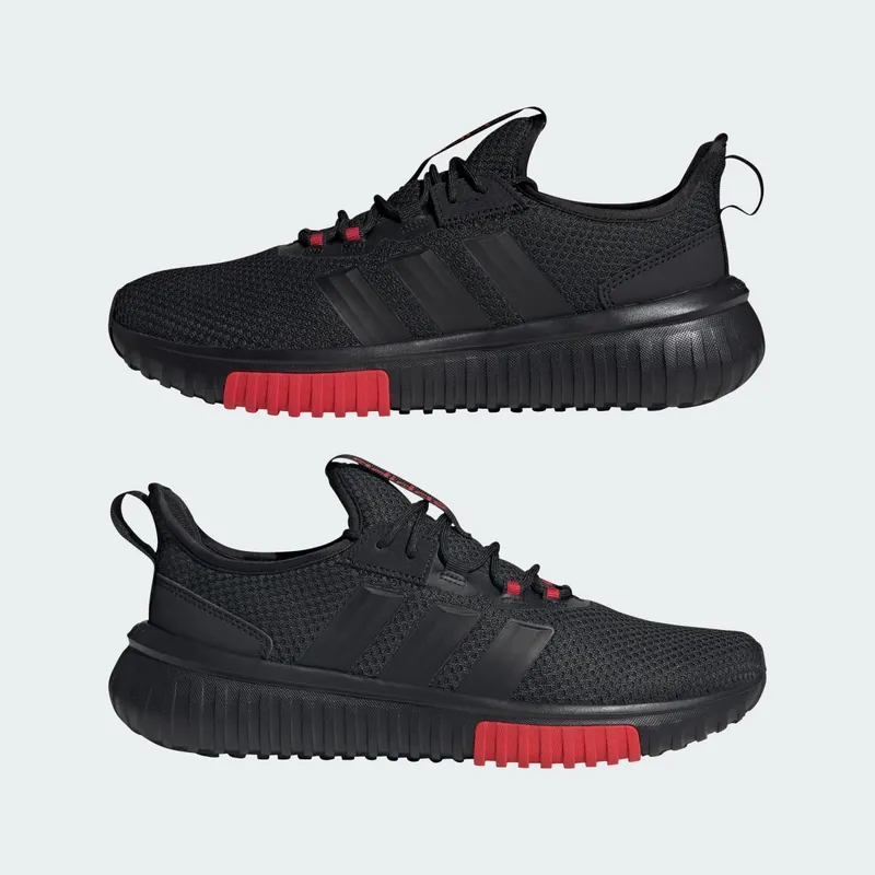 Adidas Kaptir 4.0 “Core Black / Pure Ruby” (JR7190)
