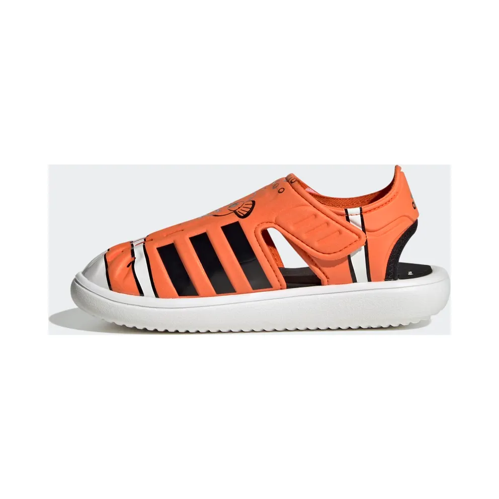 adidas Closed Toe Sandals Disney Finding Nemo And Dory Orange Core Black Cloud White (HP7753)