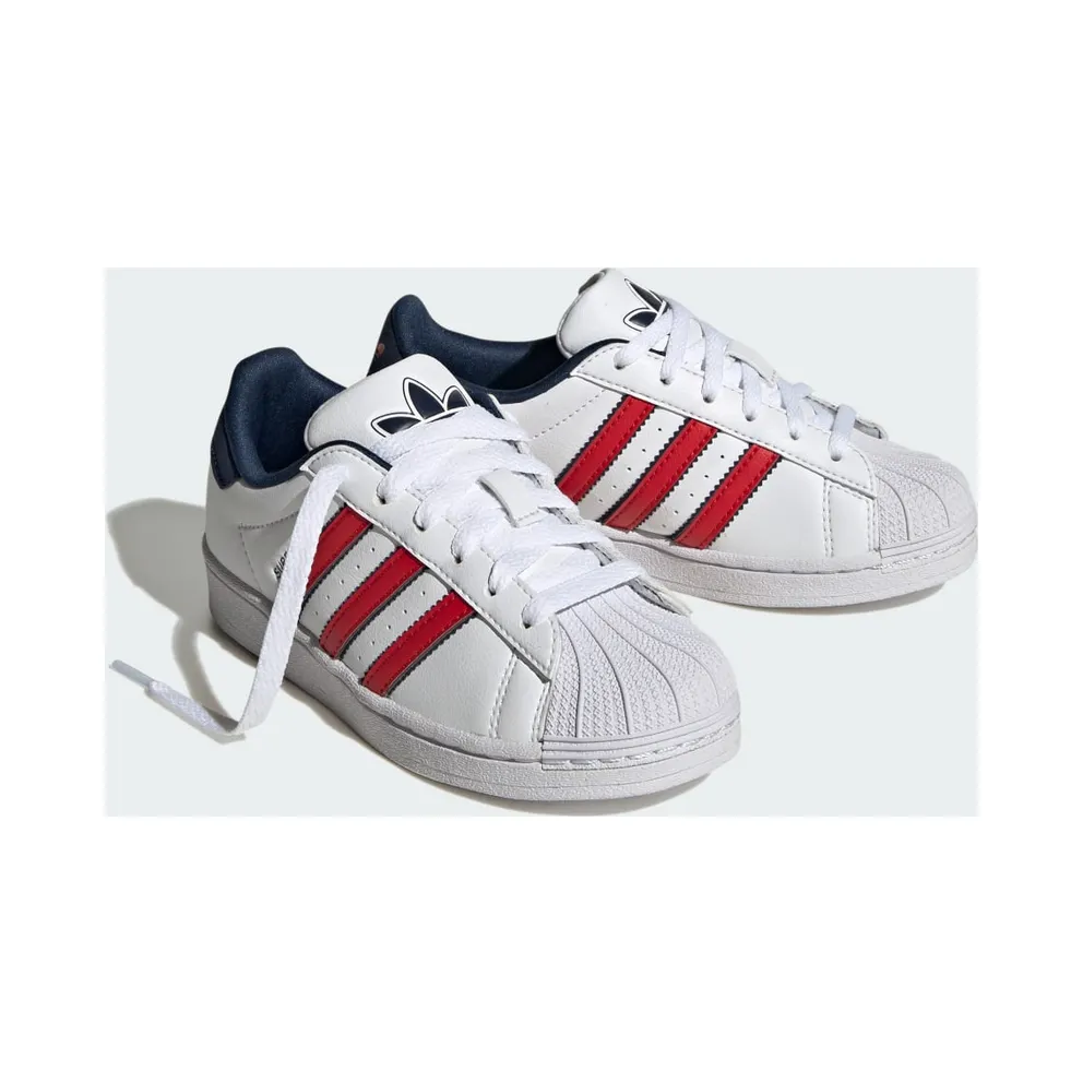 Adidas Superstar Kids Cloud White / Better Scarlet / Night Indigo (IG0255)