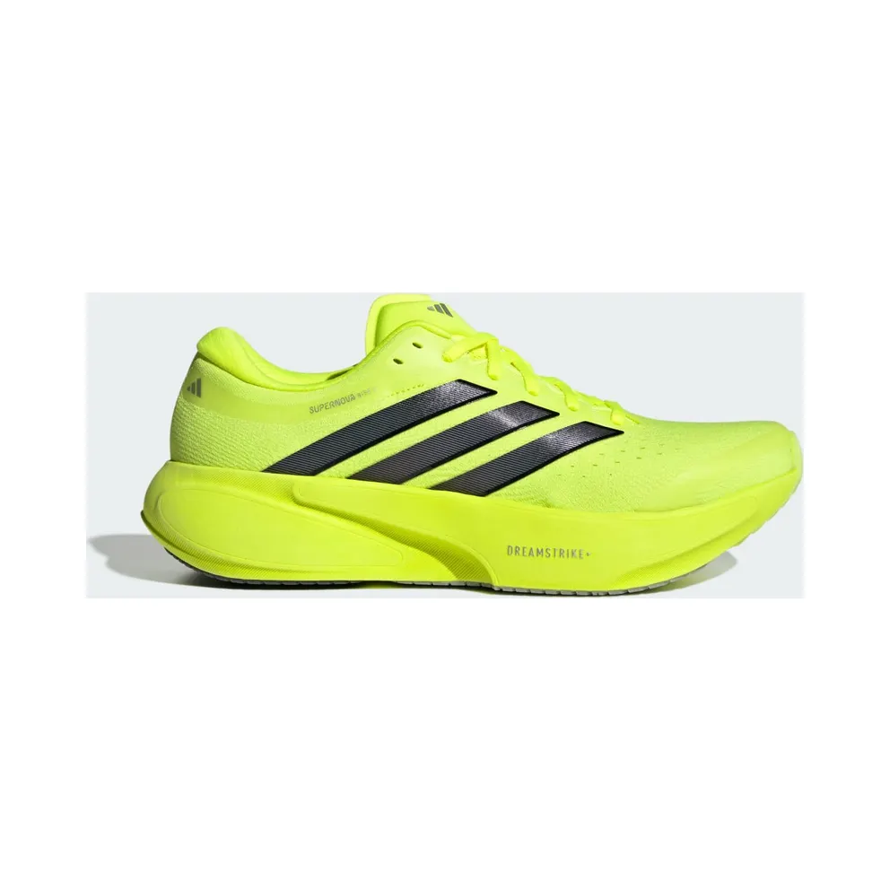 Adidas SUPERNOVA RISE 3 Running Shoes Solar Yellow / Core Black / Silver Metallic (JP8686)