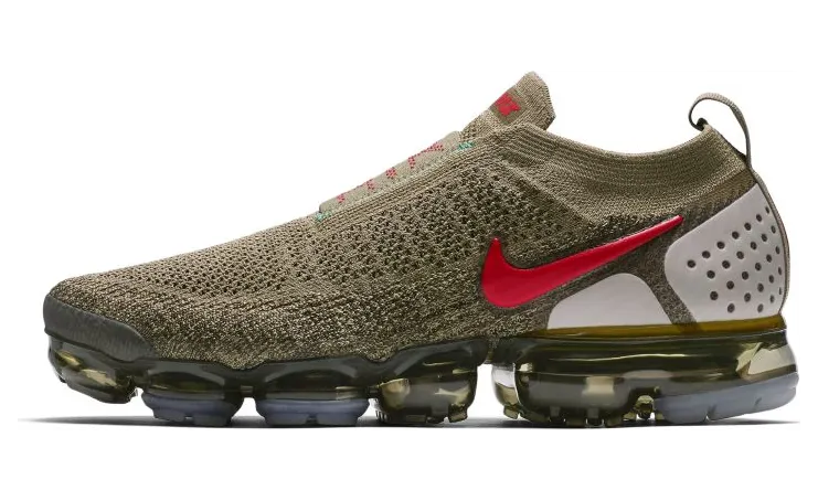 Nike Air VaporMax Moc 2 Neutral Olive Habanero Red