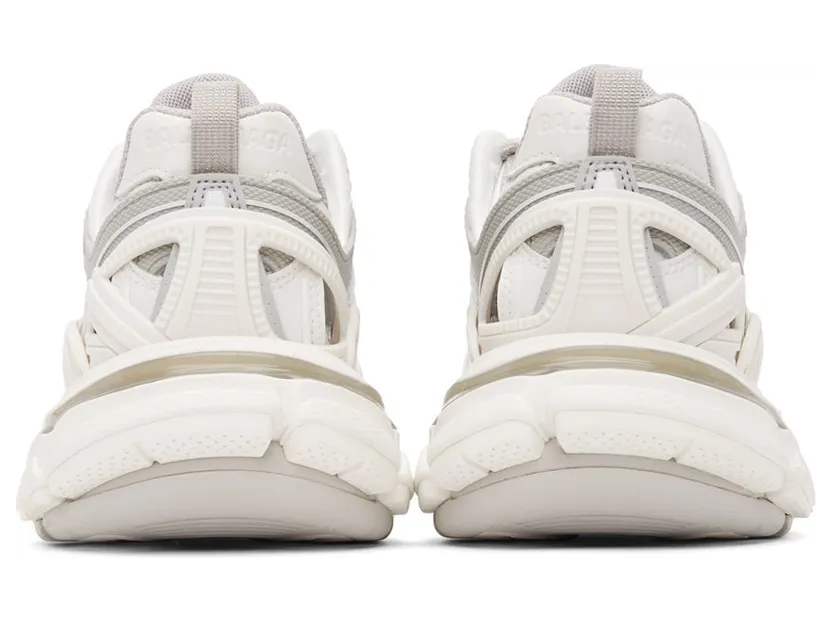 Balenciaga White & Grey Track 2.0 Sneakers (568615 W3AE1) (4)