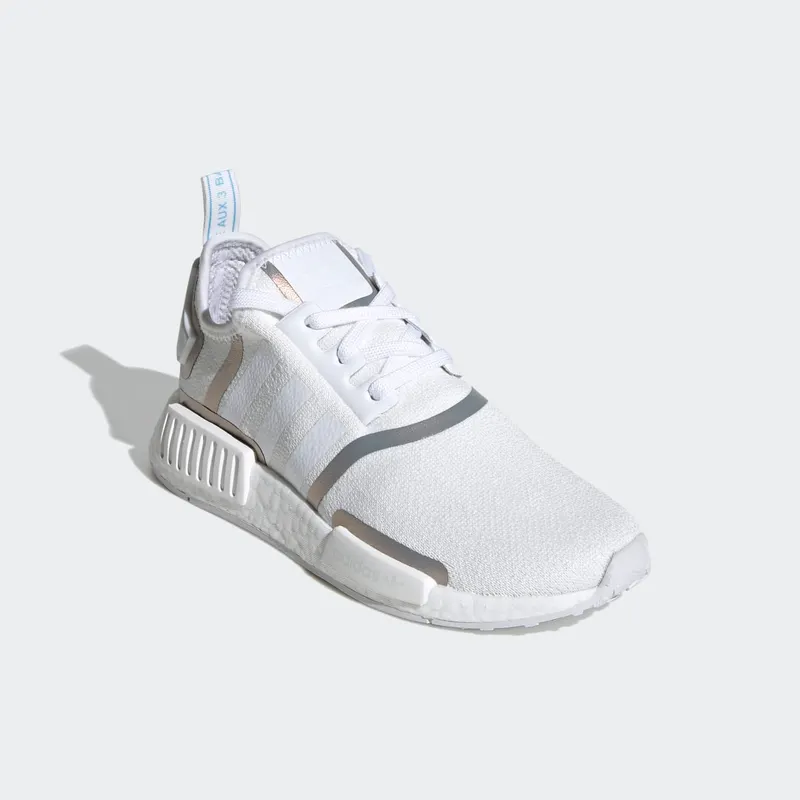 Adidas NMD_R1 ‘White Iridescent’ Cloud White/Cloud White/Core Black (FV1797)
