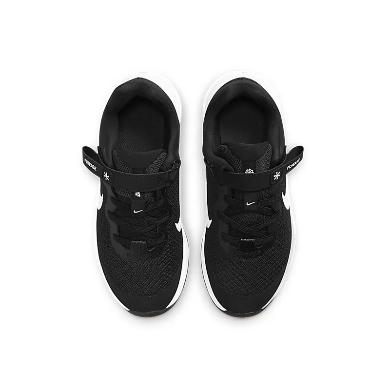 Nike Revolution 6 FlyEase Younger Kids’ Black 50% Sustainable Materials (DD1114-003)