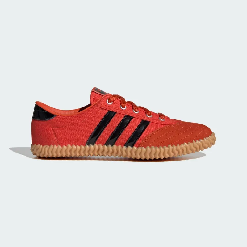 Adidas Volley Plimsoll Sneakers Collegiate Orange / Core Black / Gum (JR5753)