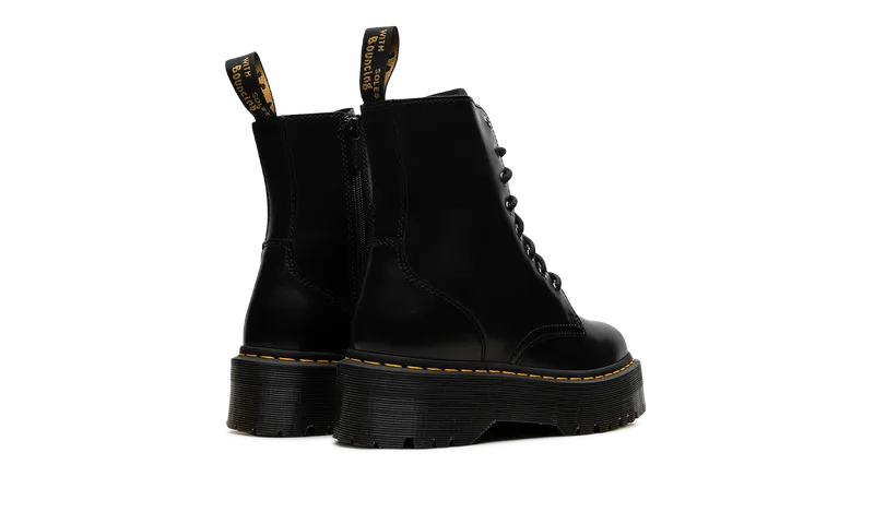 Dr Martens Jadon Boot Smooth Leather Platforms “Black” (15265001)
