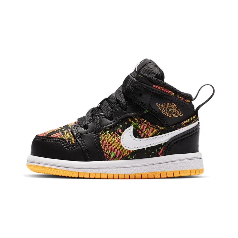Jordan 1 Mid Black Laser Orange Bright Melon (TD)