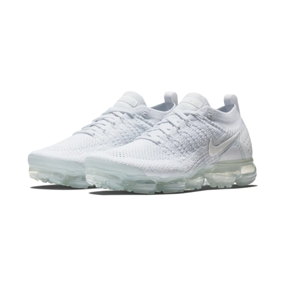 Nike Air VaporMax Flyknit 2 White Pure Platinum White/White-Pure Platinum-Metallic Silver (942842-100)