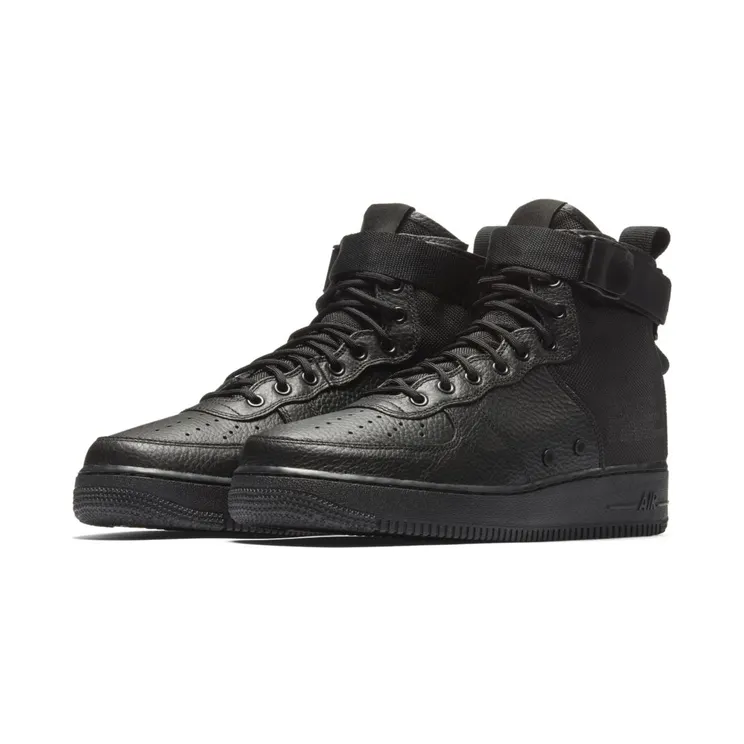 Nike SF Air Force 1 Mid Triple “Black” (917753-005)