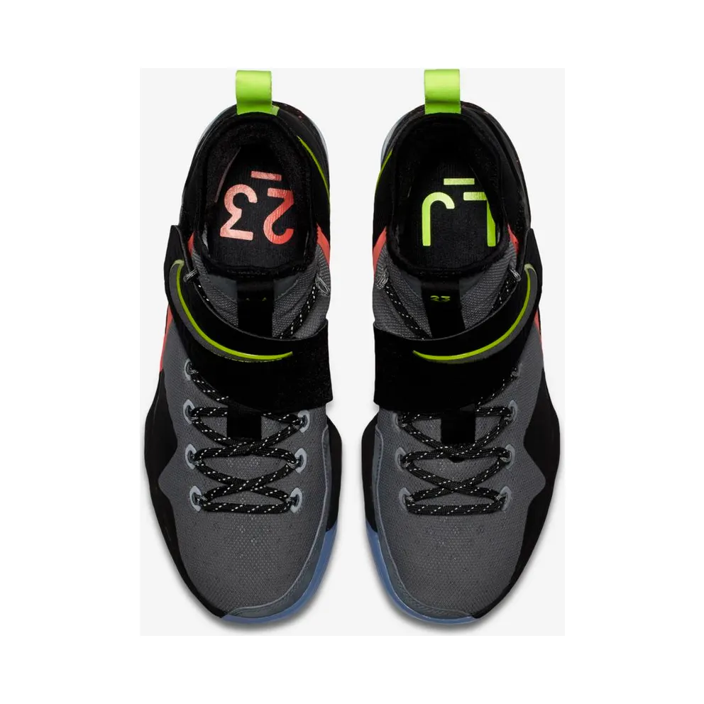 Nike LeBron 14 Out of Nowhere Black/Volt-Cool Grey (852406-001)
