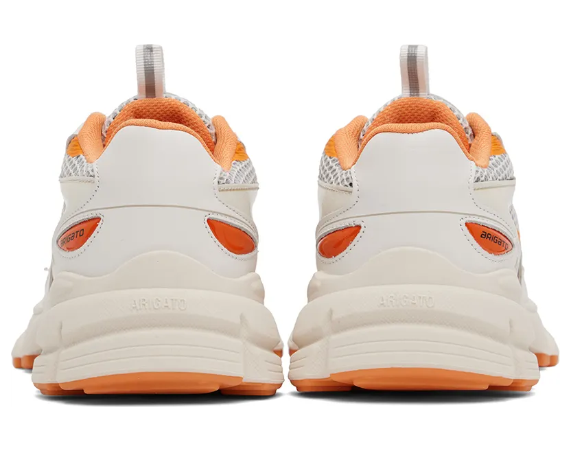 Axel Arigato White & Orange Marathon Runner Sneakers (F0158047) (2)