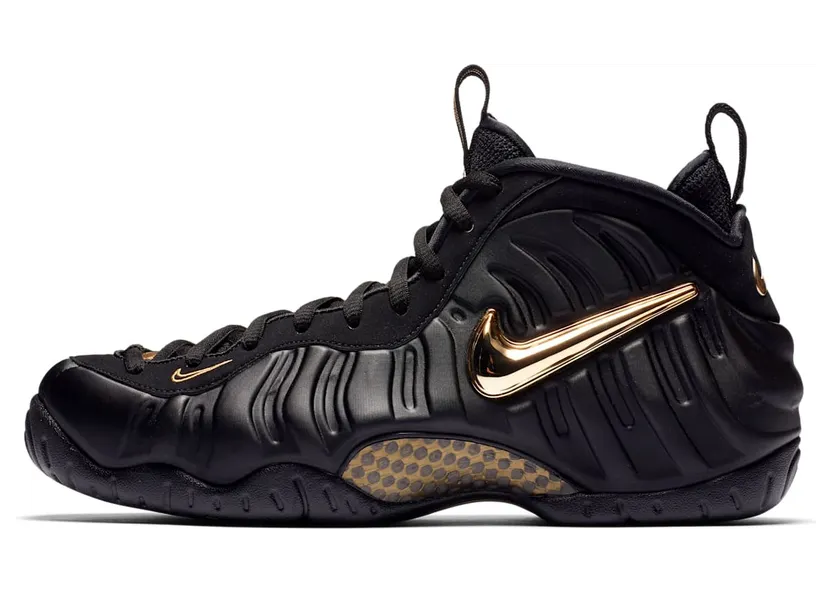 Nike Air Foamposite Pro Black Metallic Gold (624041-009)