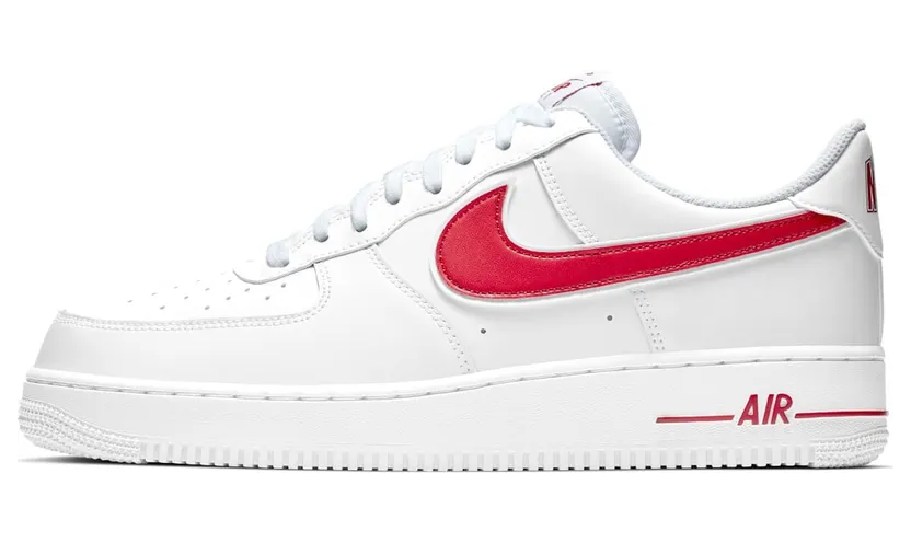 Nike Air Force 1 07 White Red (2019) (AO2423-102)