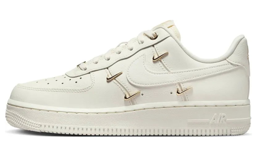 Nike Air Force 1 ’07 LX CN Sail Gold Mini Swooshes (FV3654-111)