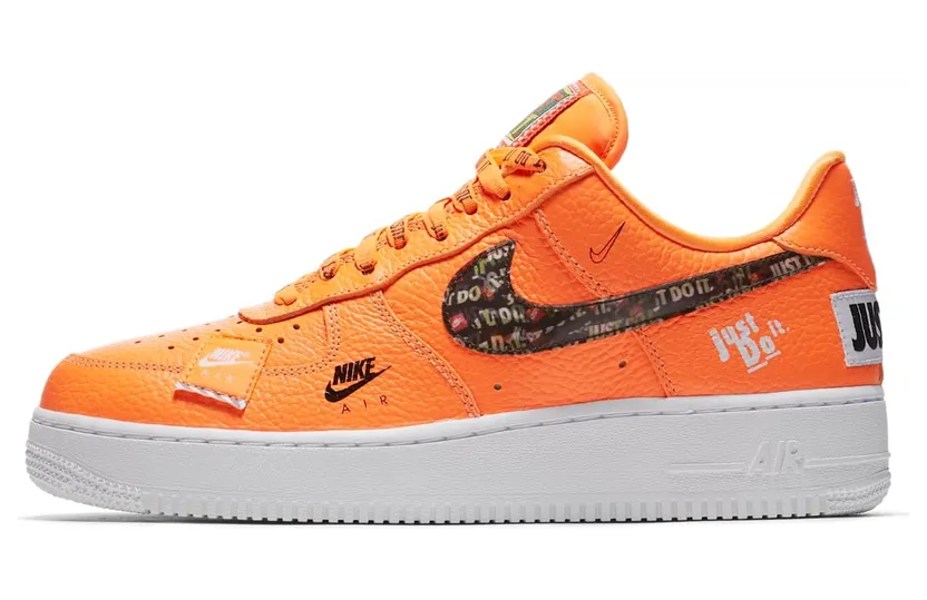 Nike Air Force 1 ’07 Premium JDI ‘Just Do It Pack’ Orange (AR7719-800)