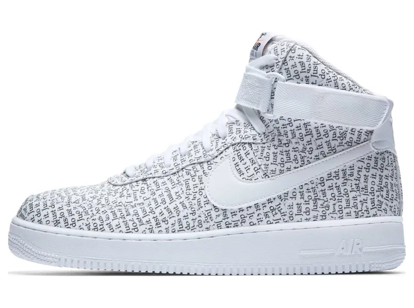 Nike Air Force 1 High Just Do It Pack White Black (AQ9648-100)