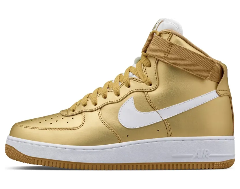 Nike Air Force 1 High Metallic Gold (823297-700)