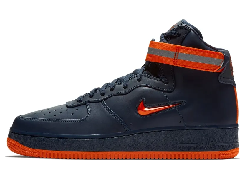 Nike Air Force 1 High NYC Obsidian Orange (AO1636-400)