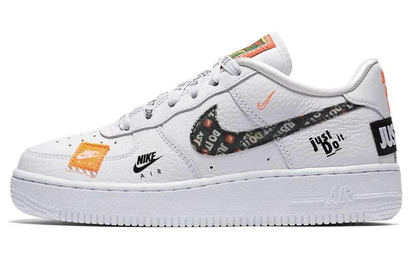 Nike Air Force 1 Low ‘Just Do It Pack’ White (GS) (AO3977-100)