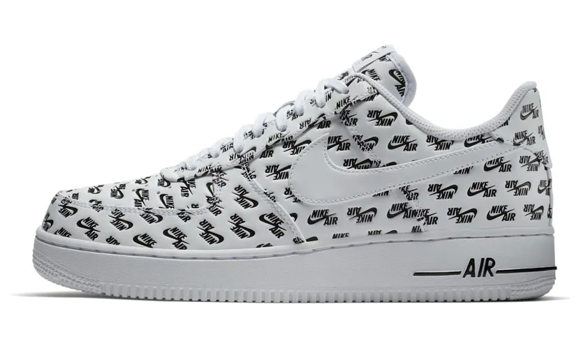 Nike Air Force 1 Low All Over Logo White (AH8462-100)