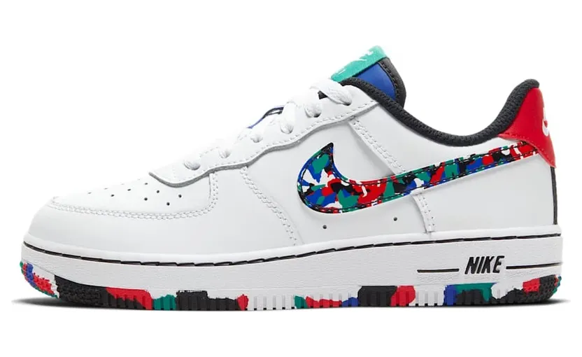 Nike Air Force 1 Low Crayon White Multi (PS)