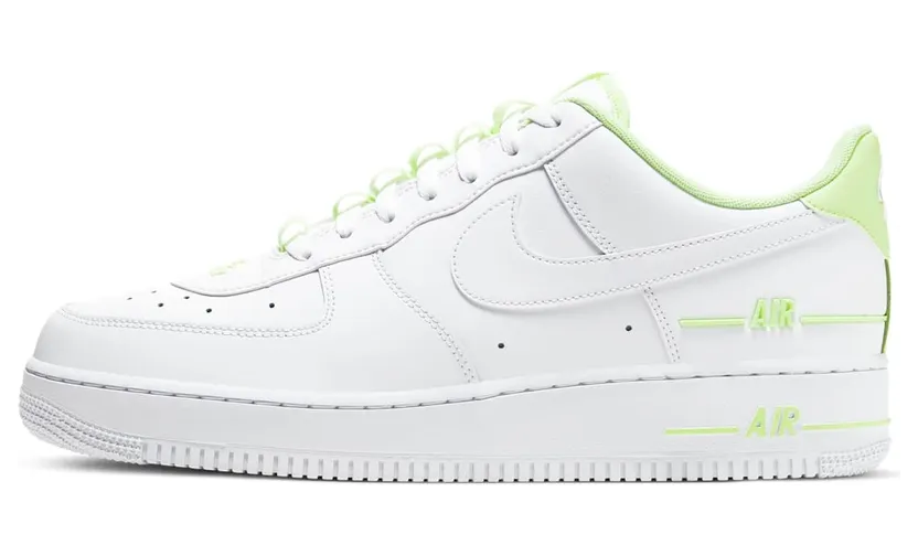 Nike Air Force 1 Low Double Air Low White Barely Volt (2020) (CJ1379-101)