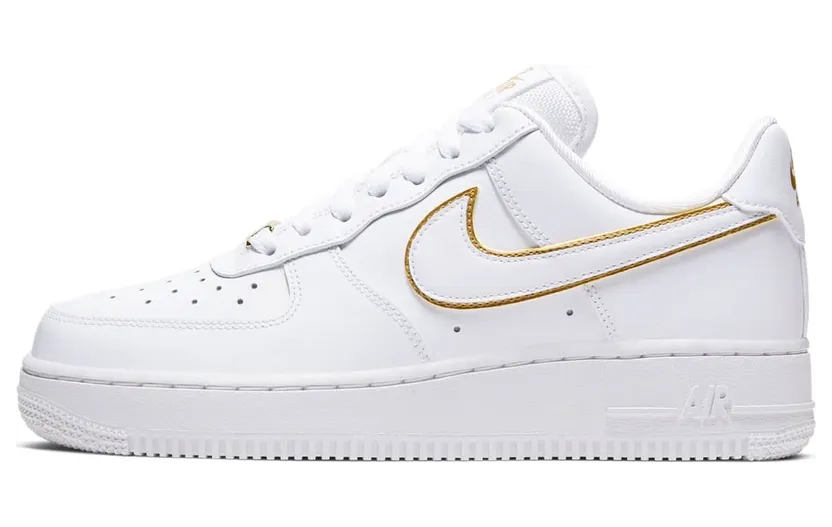 Nike Air Force 1 Low Icon Clash White Metallic Gold (W)