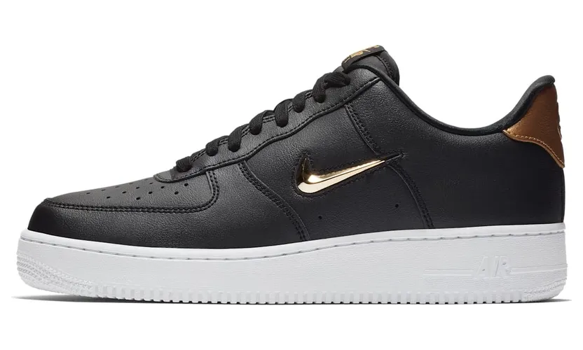 Nike Air Force 1 Low Jewel Black Metallic Gold (AJ9507-003)