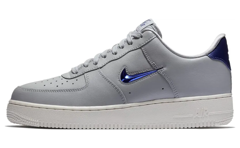 Nike Air Force 1 Low Jewel Wolf Grey Royal Blue (AJ9507-002)