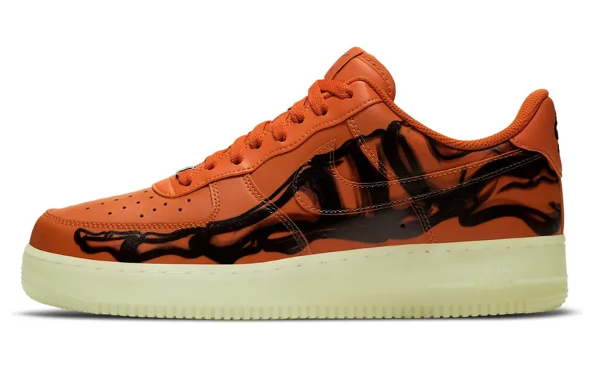 Nike Air Force 1 Low Orange Skeleton (CU8067-800)