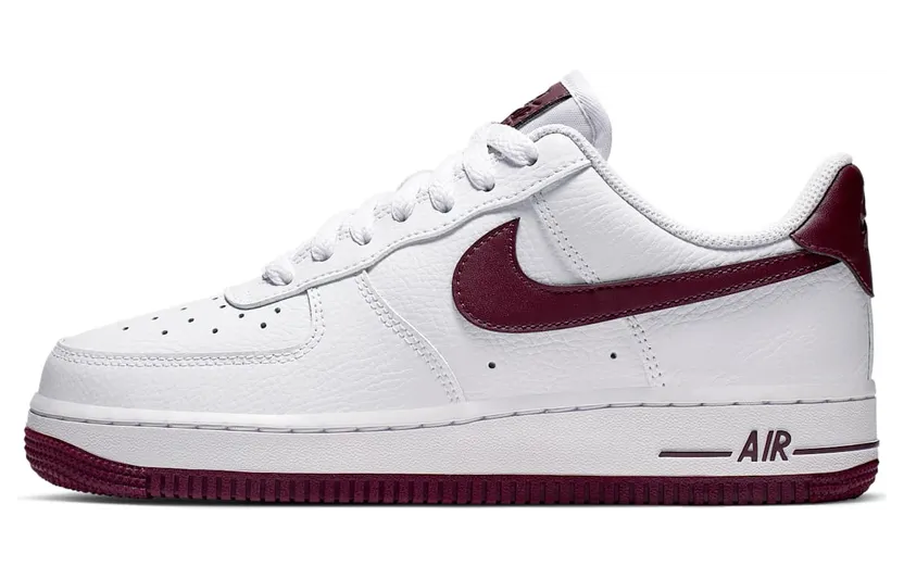Nike Air Force 1 Low Patent White Bordeaux (W)