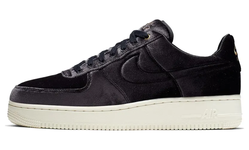 Nike Air Force 1 Low Premium 3 Velour Black (AT4144-001)