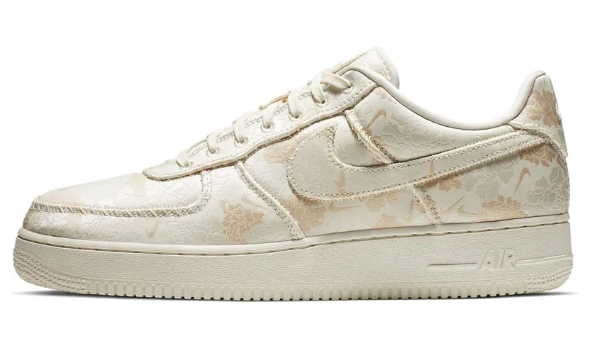 Nike Air Force 1 Low Satin Floral Pale Ivory (AT4144-100)