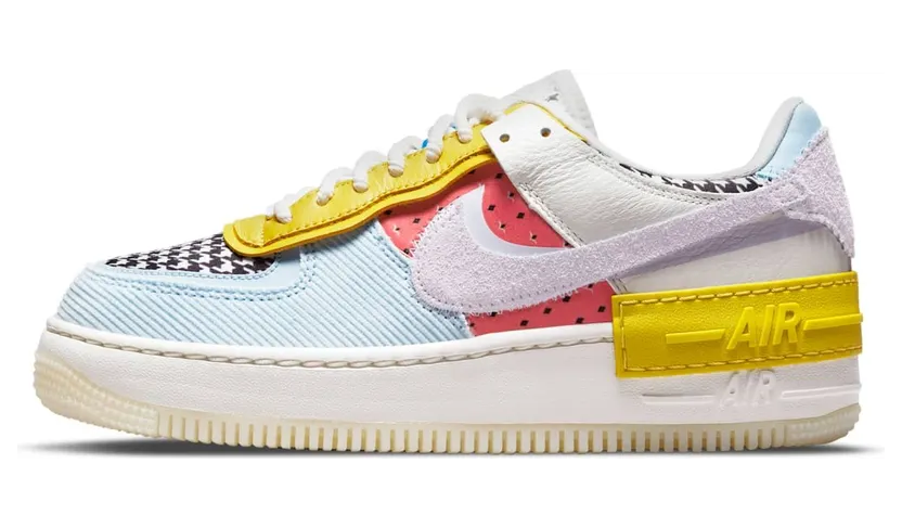 Nike Air Force 1 Low Shadow Multi Print Houndstooth (W) (DM8076-100)