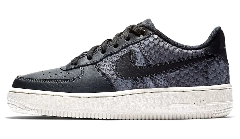 Nike Air Force 1 Low Snake Anthracite Black (GS)