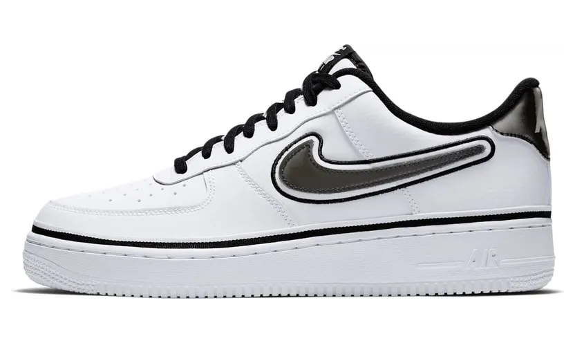 Nike Air Force 1 Low Sport NBA White Black (AJ7748-100)