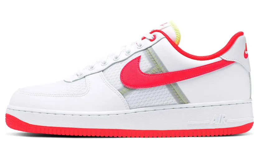 Nike Air Force 1 Low Transparent White Crimson (CI0060-102)