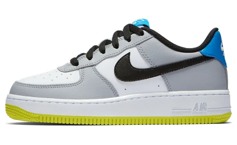 Nike Air Force 1 Low Wolf Grey Black White (GS)